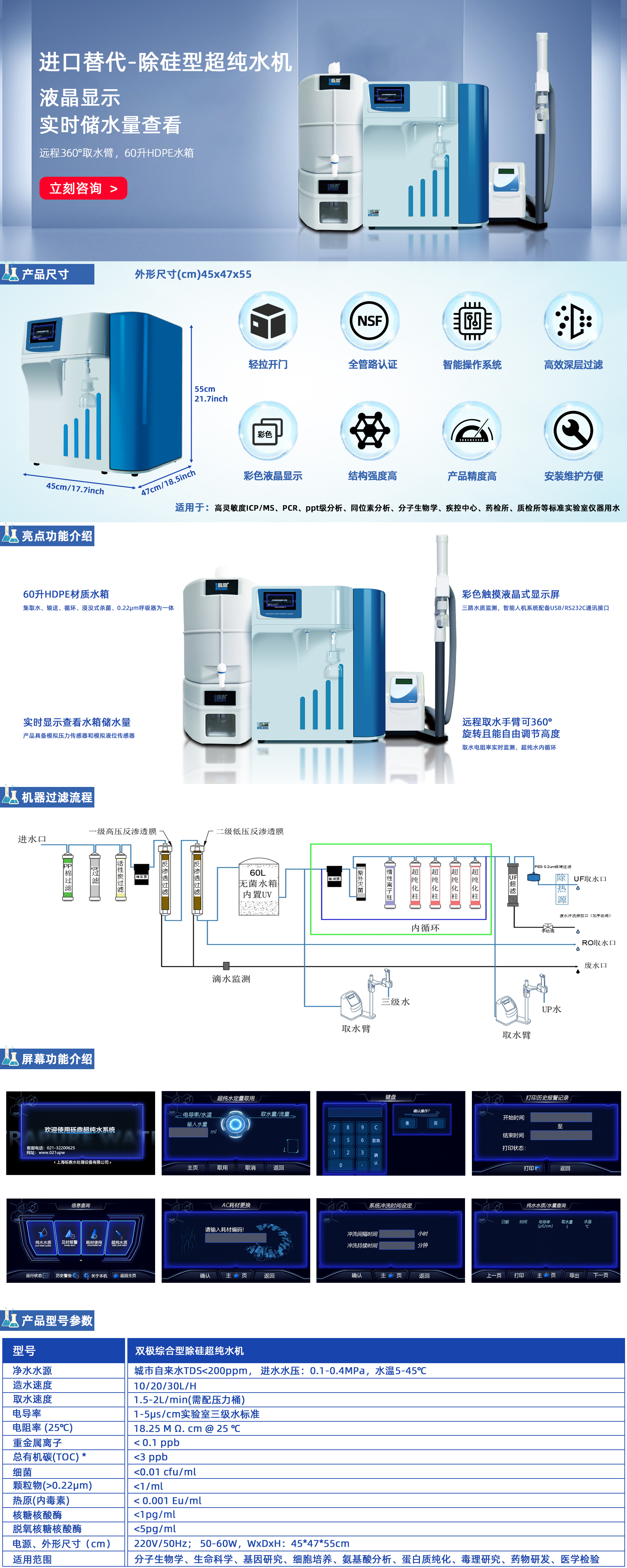 進(jìn)口替代綜合型超純水機(jī)